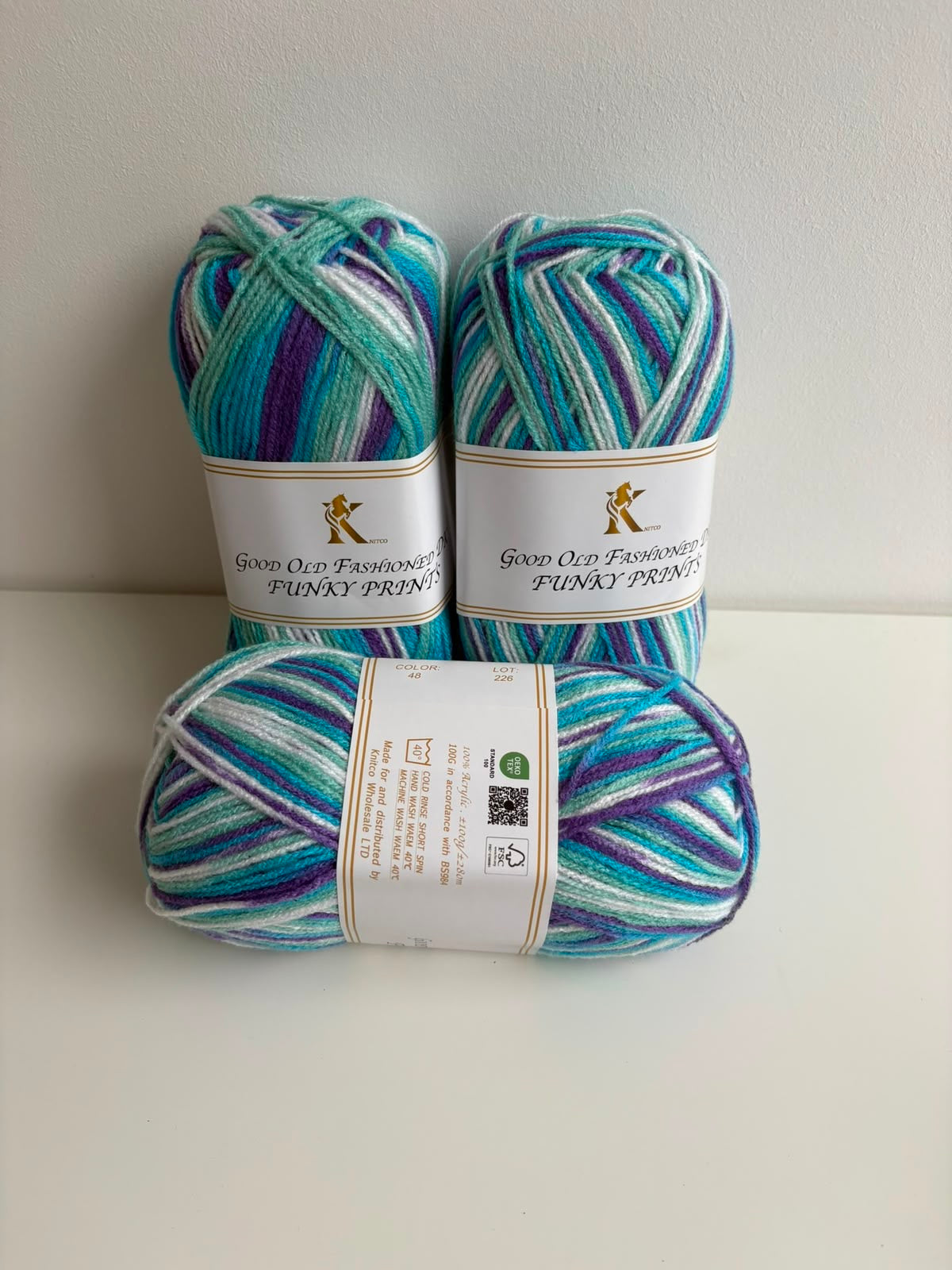 Knitco Funky Print 100g