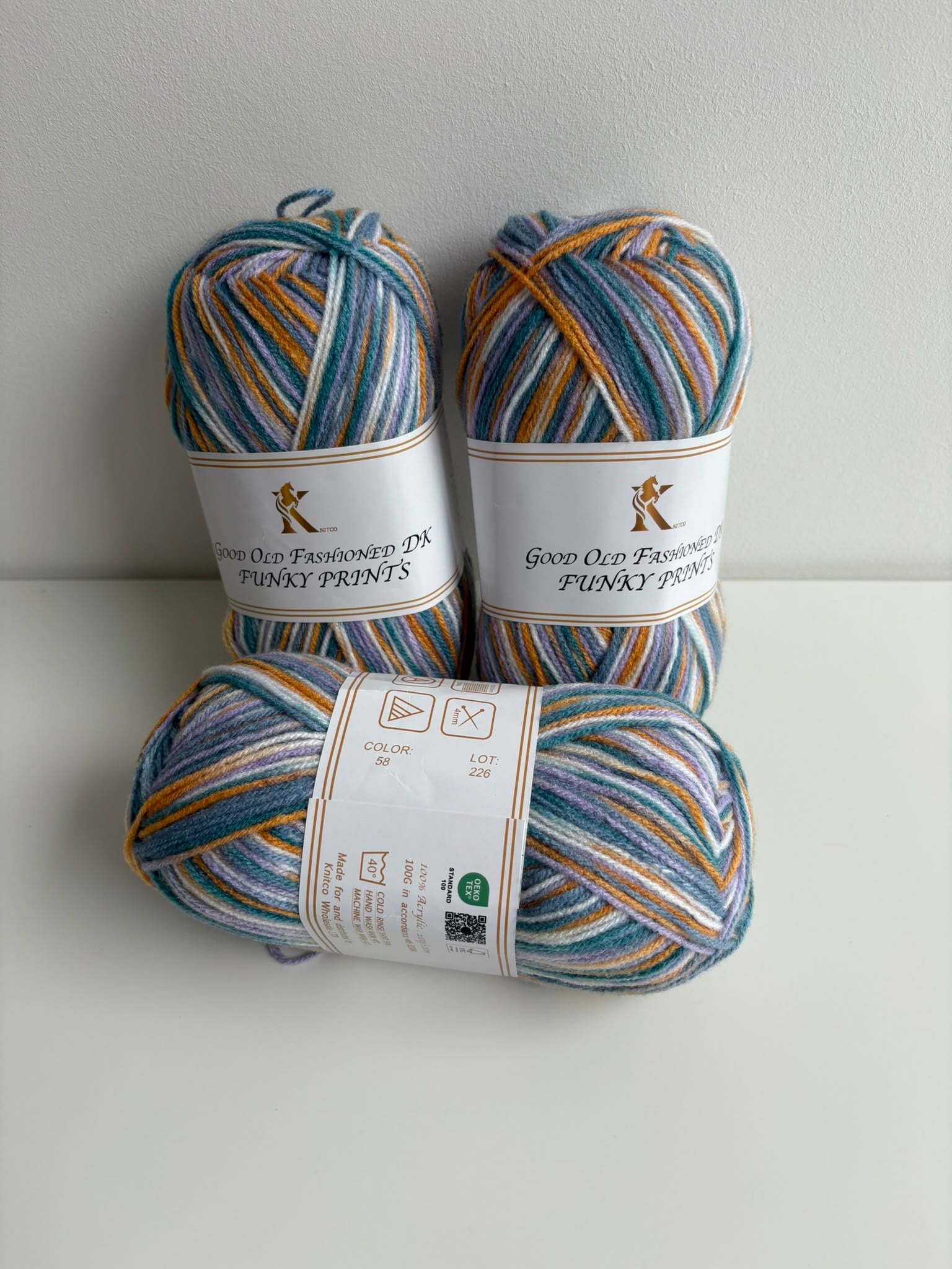 Knitco Funky Print 100g