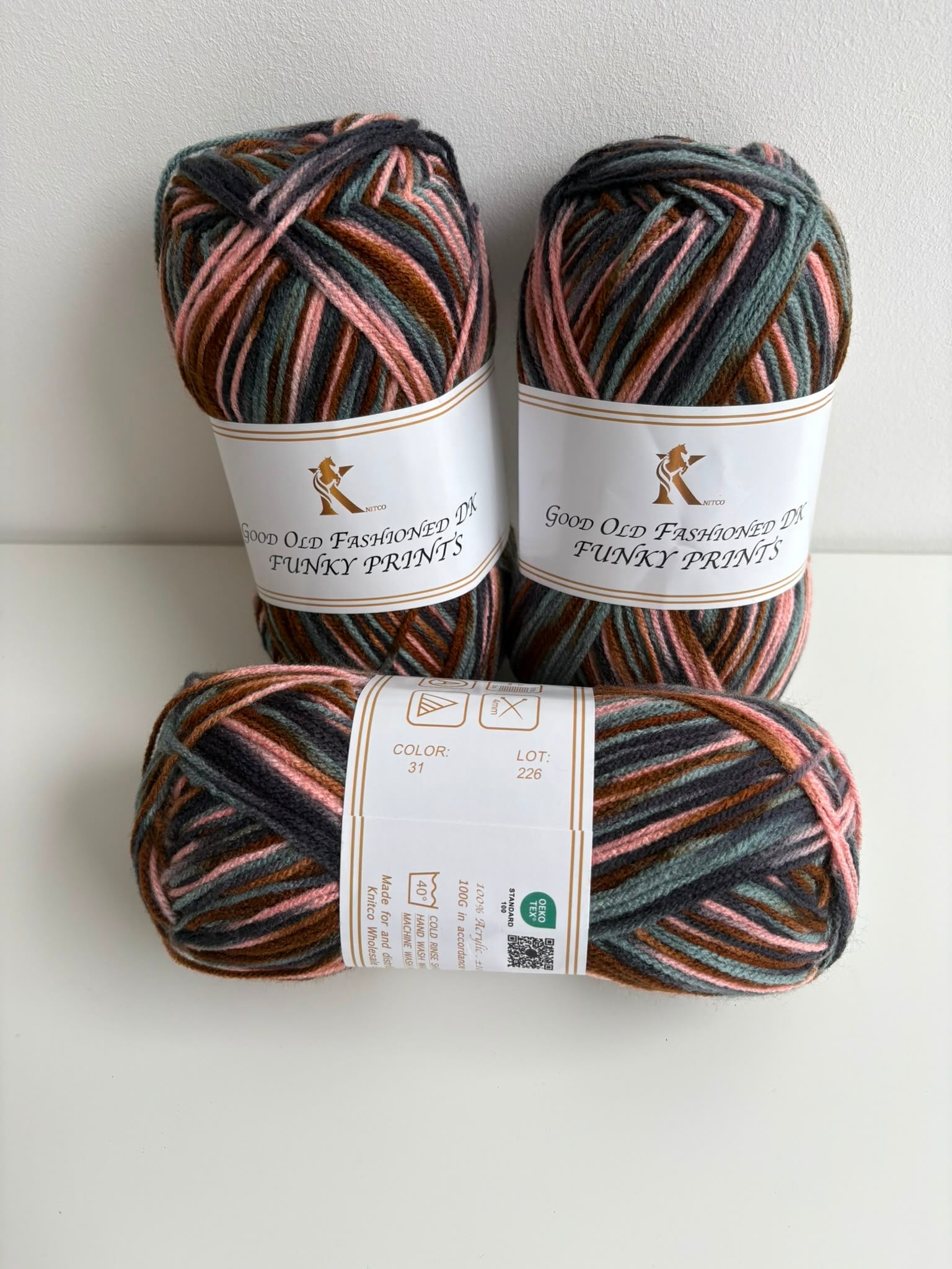 Knitco Funky Print 100g