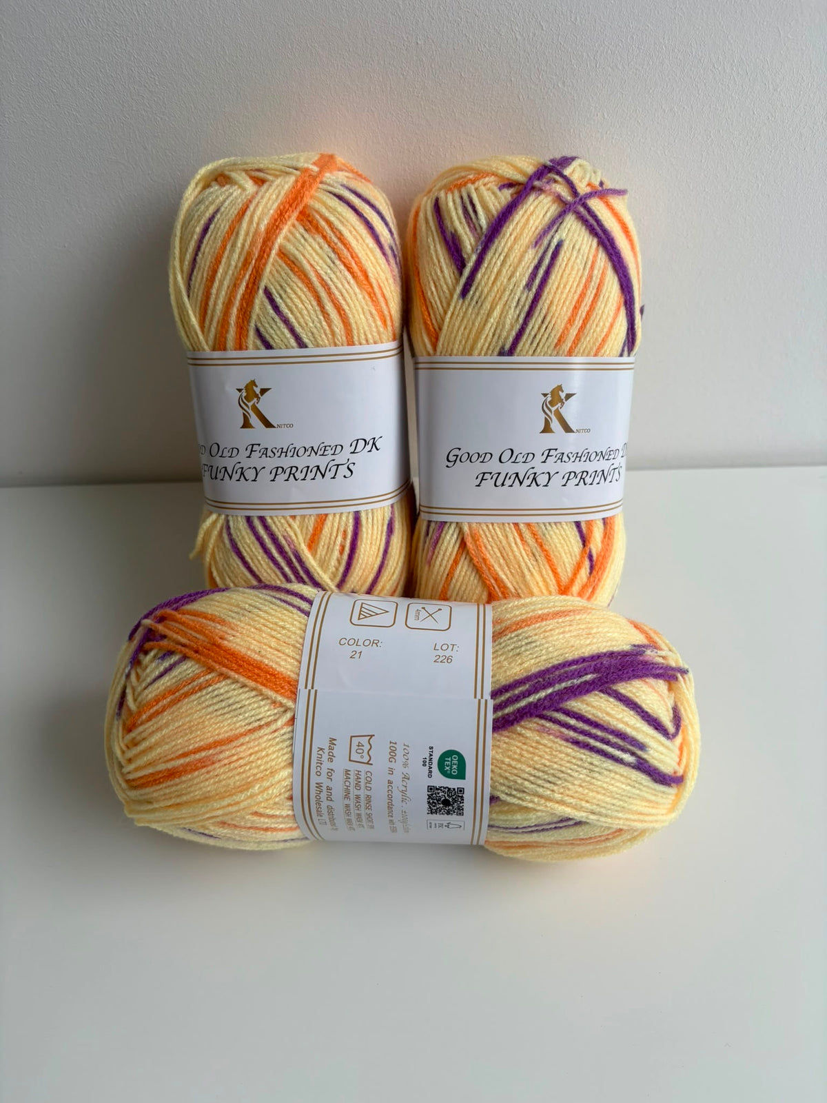 Knitco Funky Print 100g