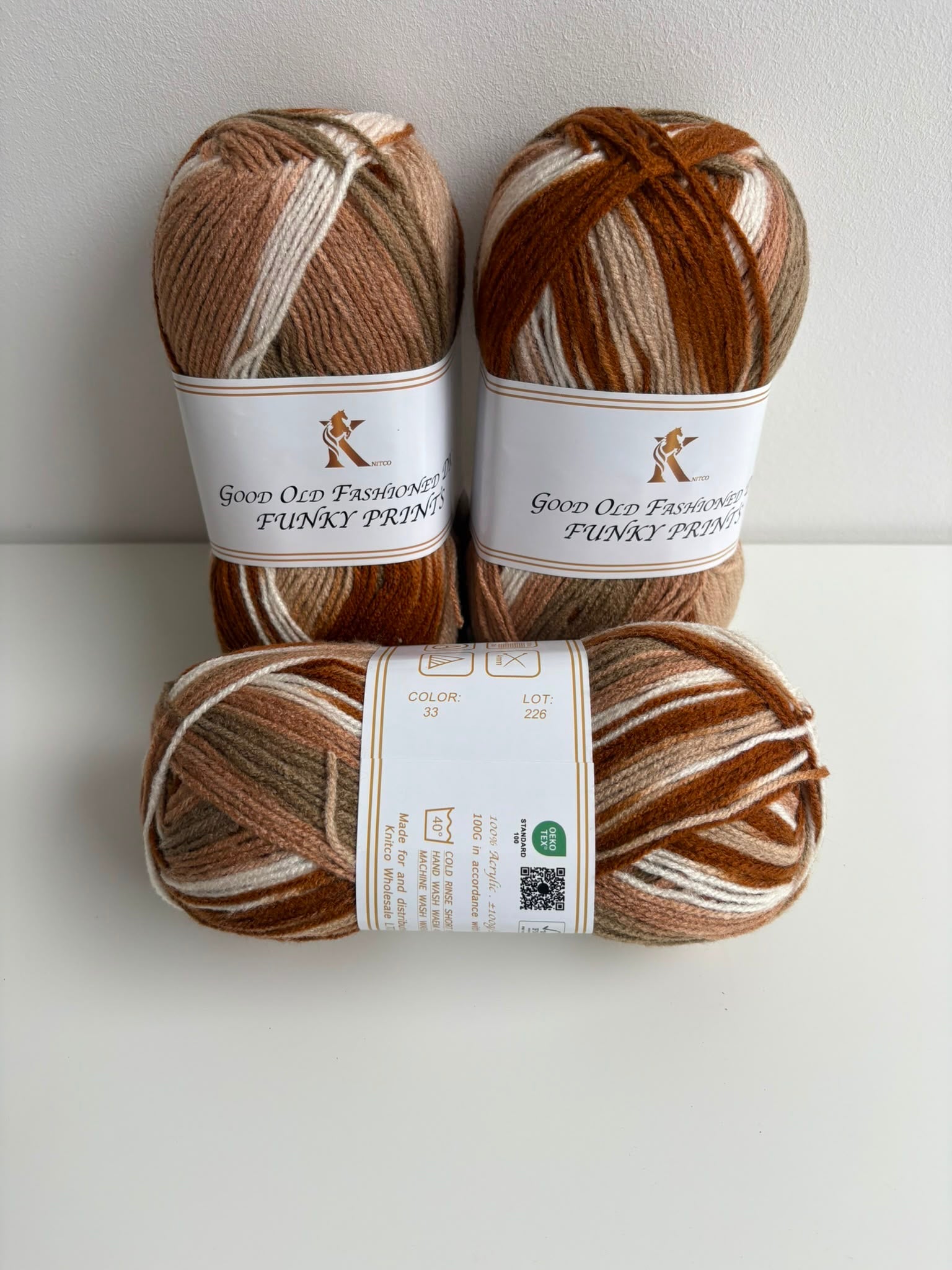 Knitco Funky Print 100g