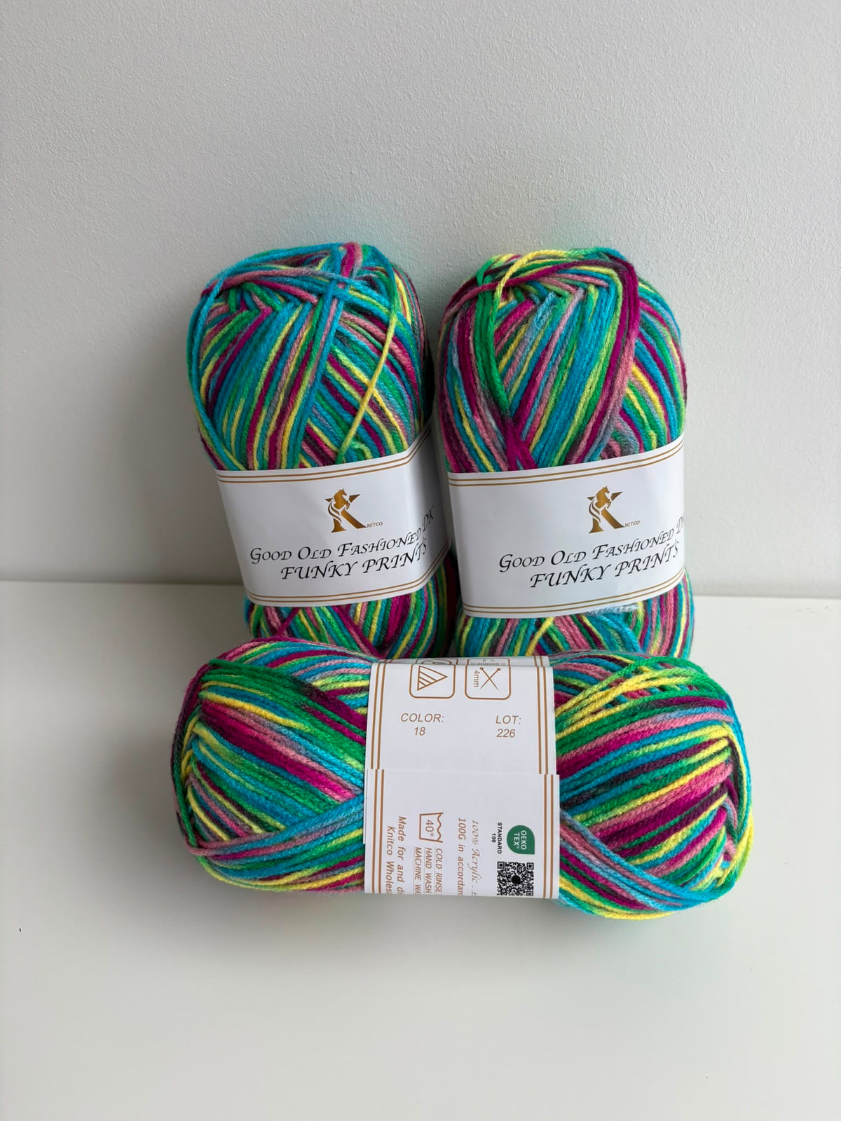 Knitco Funky Print 100g