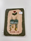 Green Marbled Arch Dangles 34