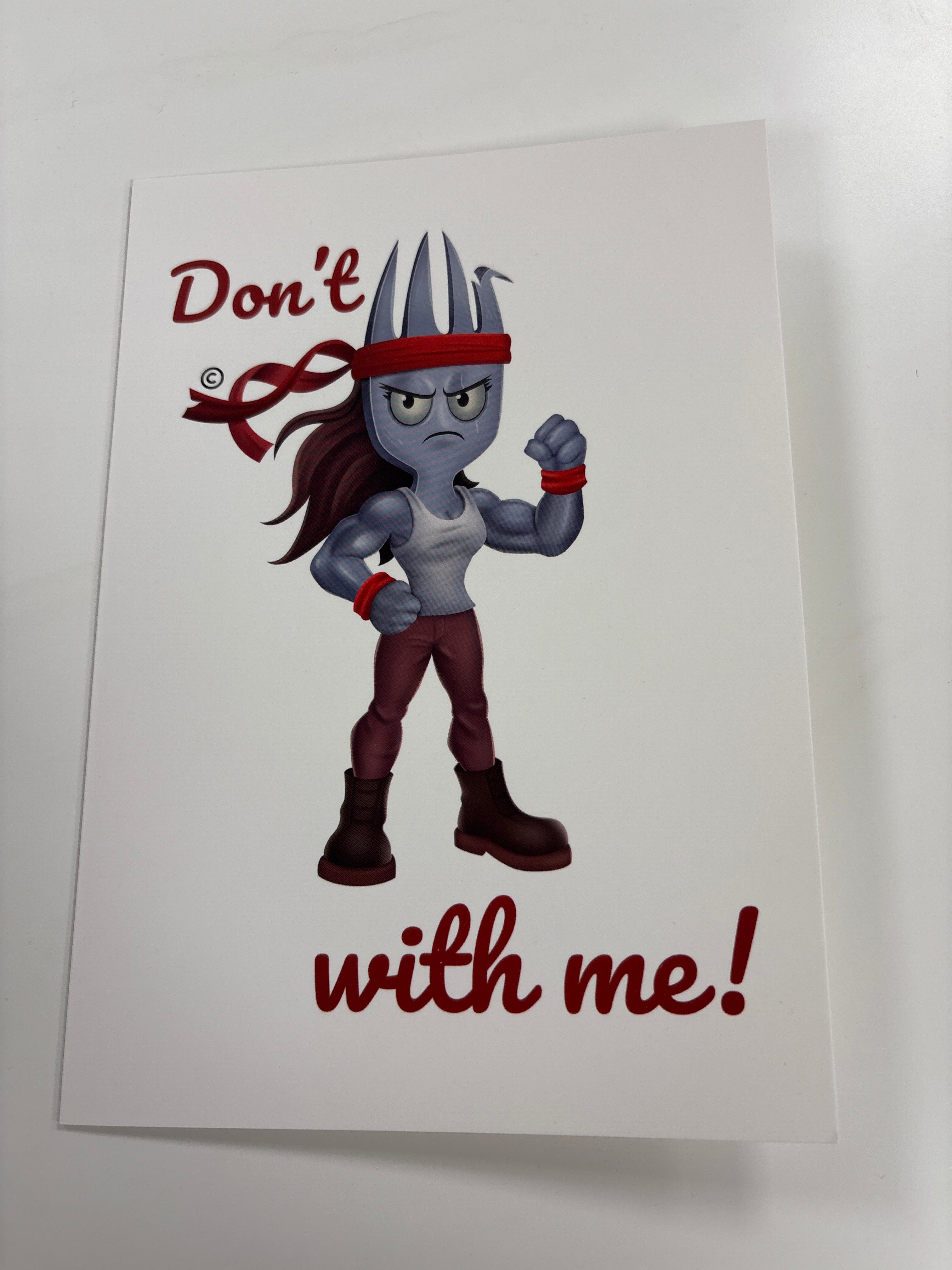 Fork folks card