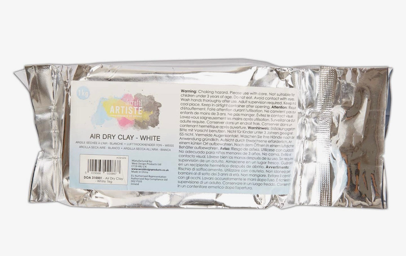 Air dry clay - white