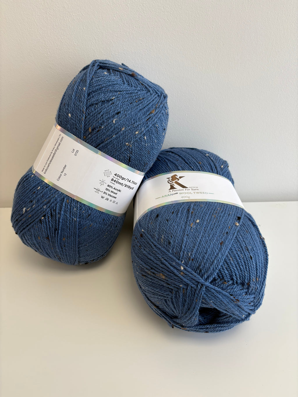 Knitco Aran with wool & tweed 400g