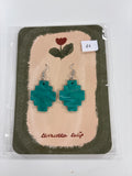 Turquoise Aztec shape 16