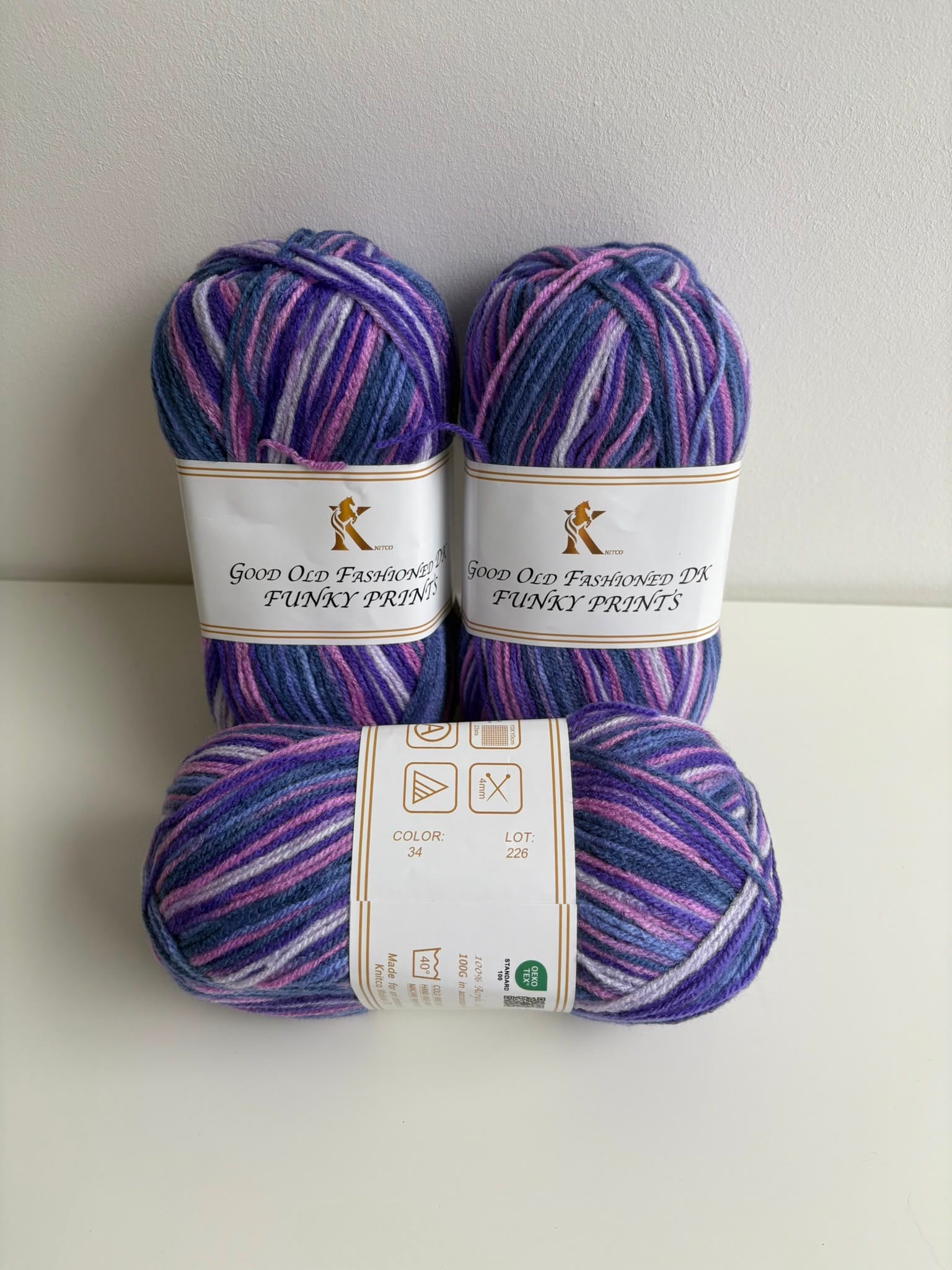Knitco Funky Print 100g