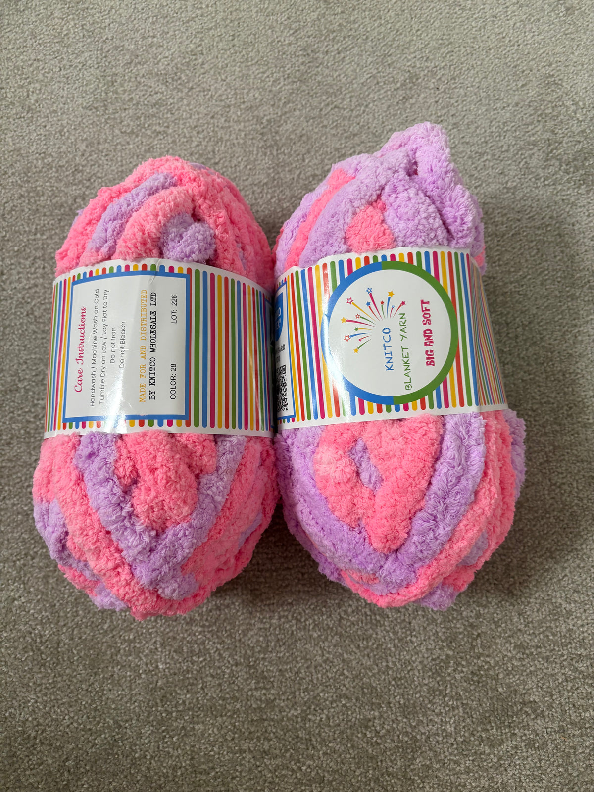 Soft and cosy 250g blanket