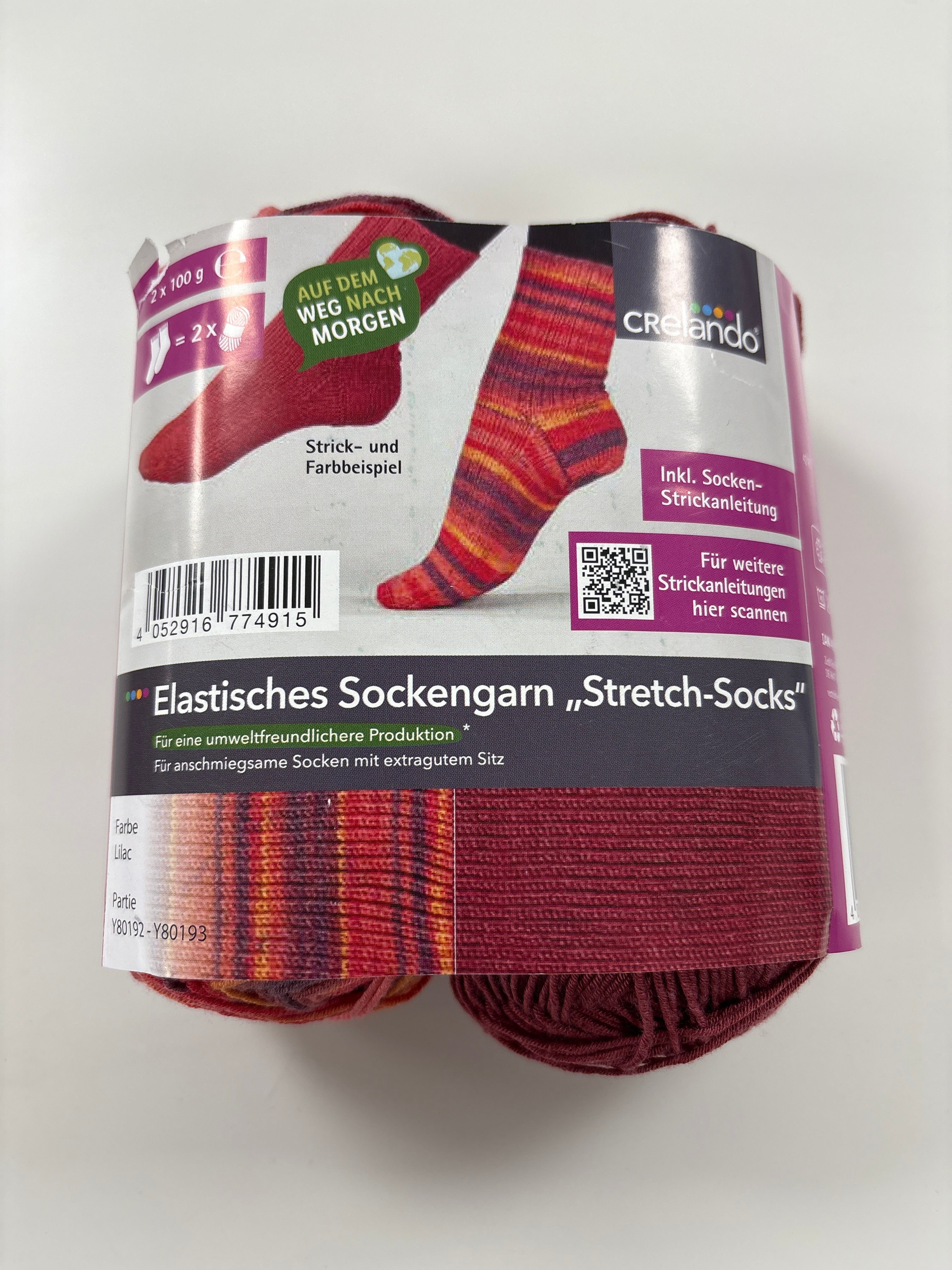 Crelando sock yarn