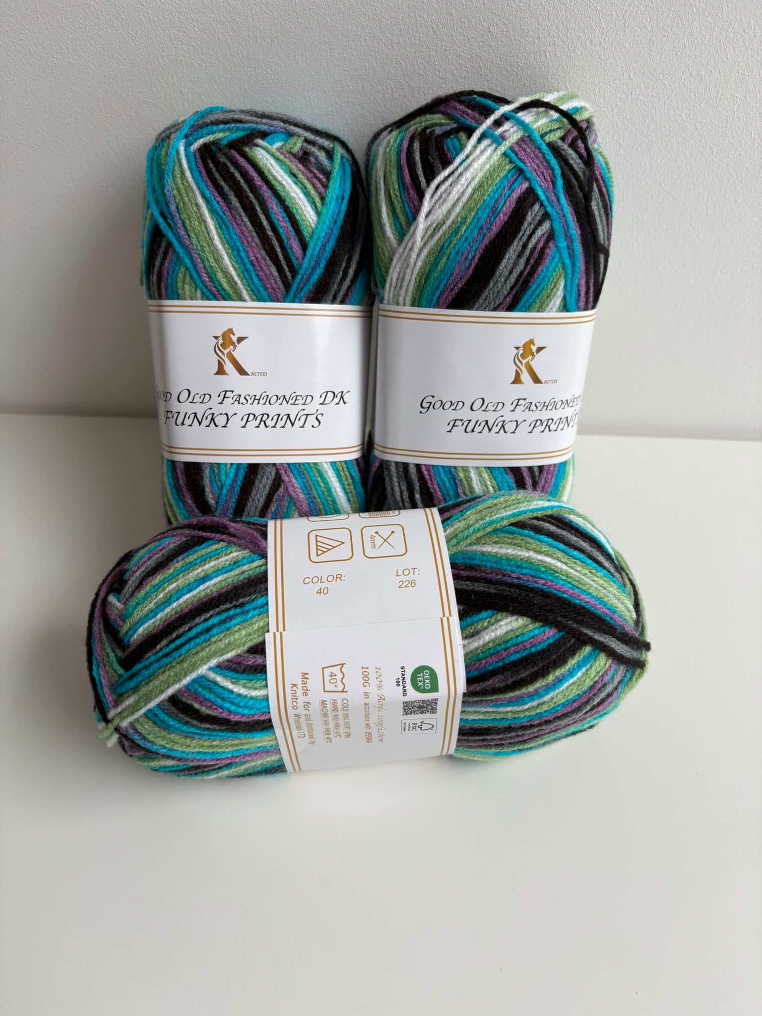 Knitco Funky Print 100g