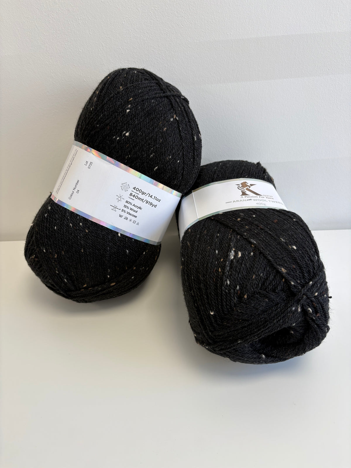 Knitco Aran with wool & tweed 400g