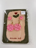 Pink Knitted Circle Set 5