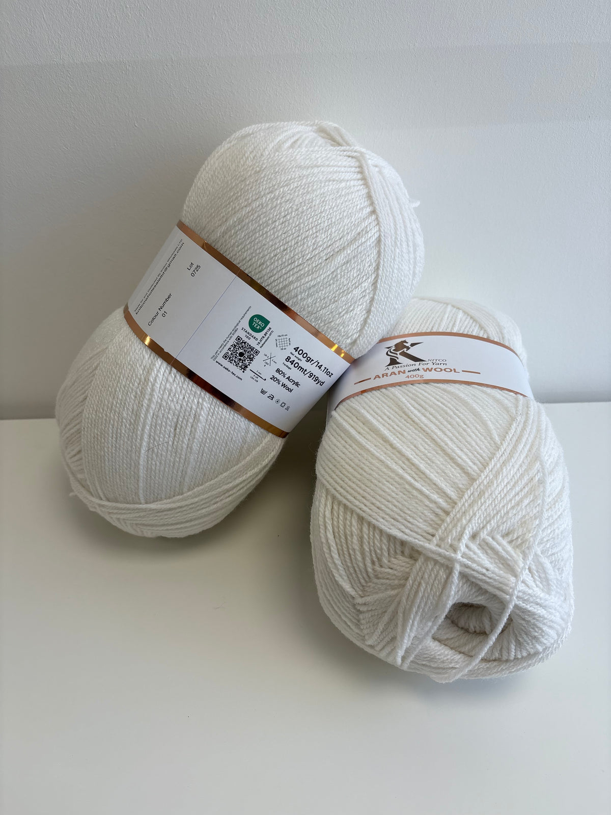 Knitco Aran with wool & tweed 400g