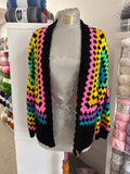 Handmade crochet cardigan size m