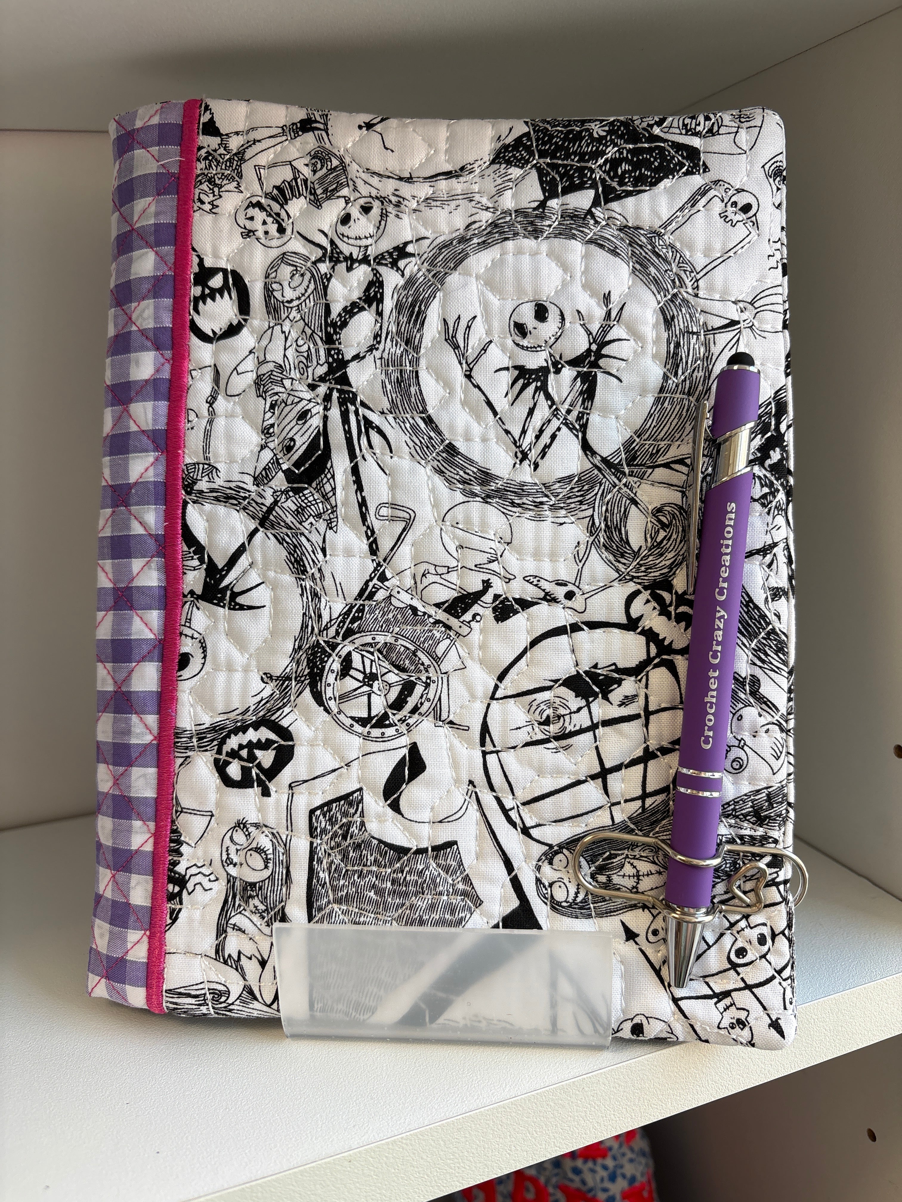 Notepad clip and pen