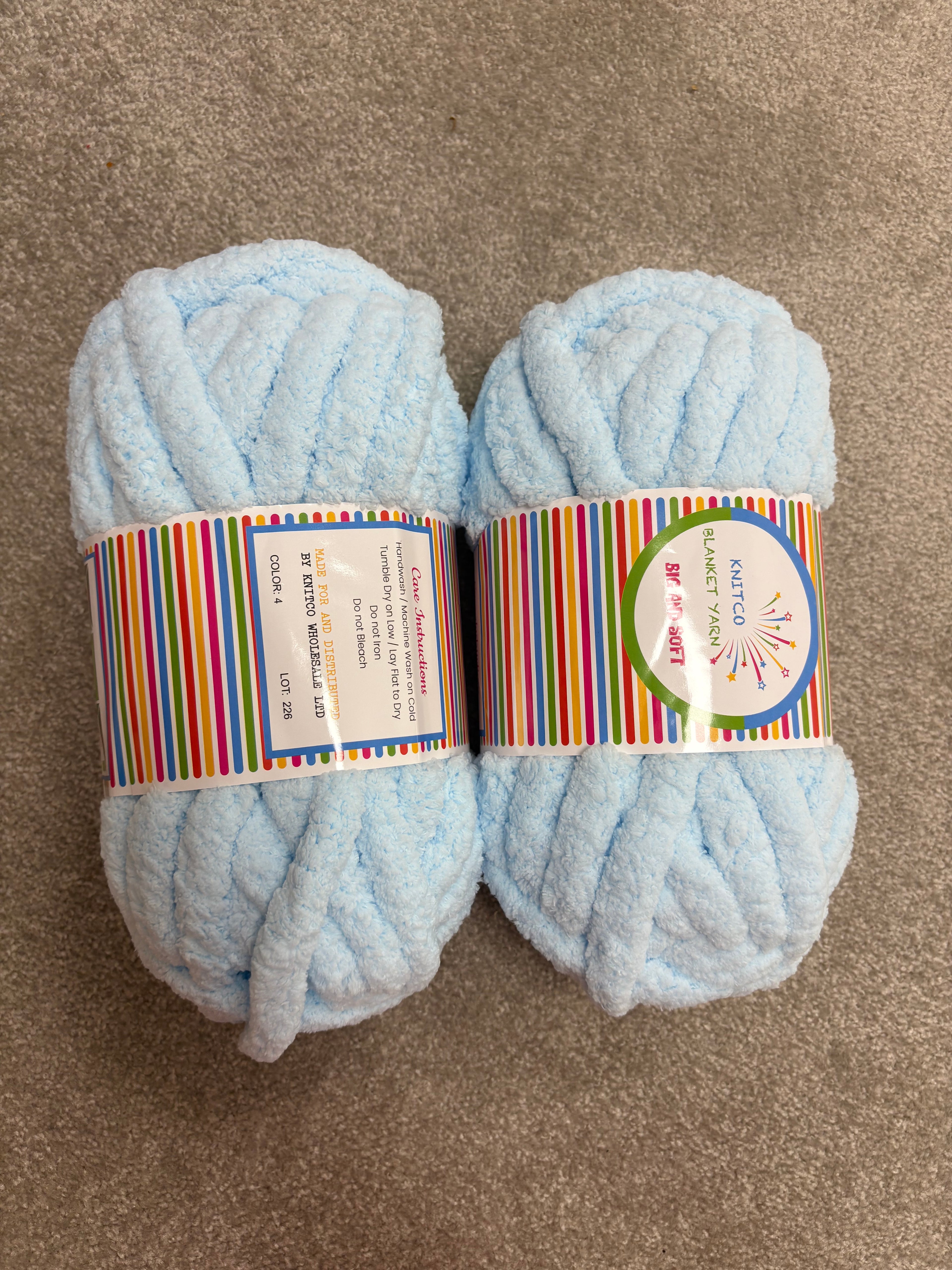 Soft and cosy 250g blanket