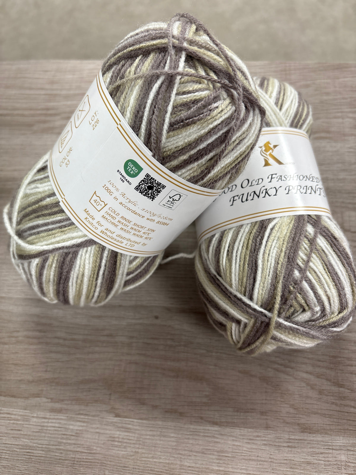 Knitco Funky Print 100g