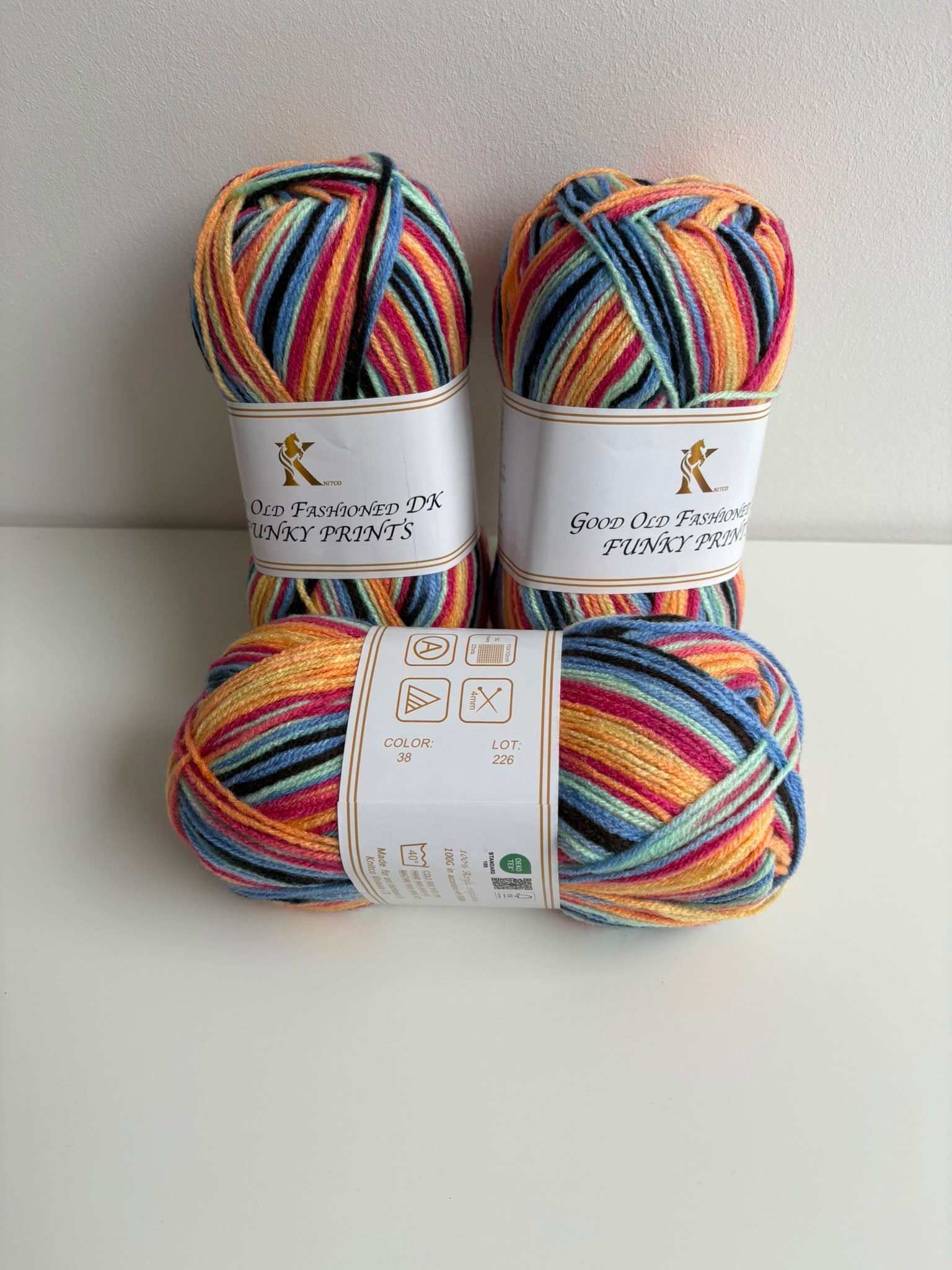 Knitco Funky Print 100g