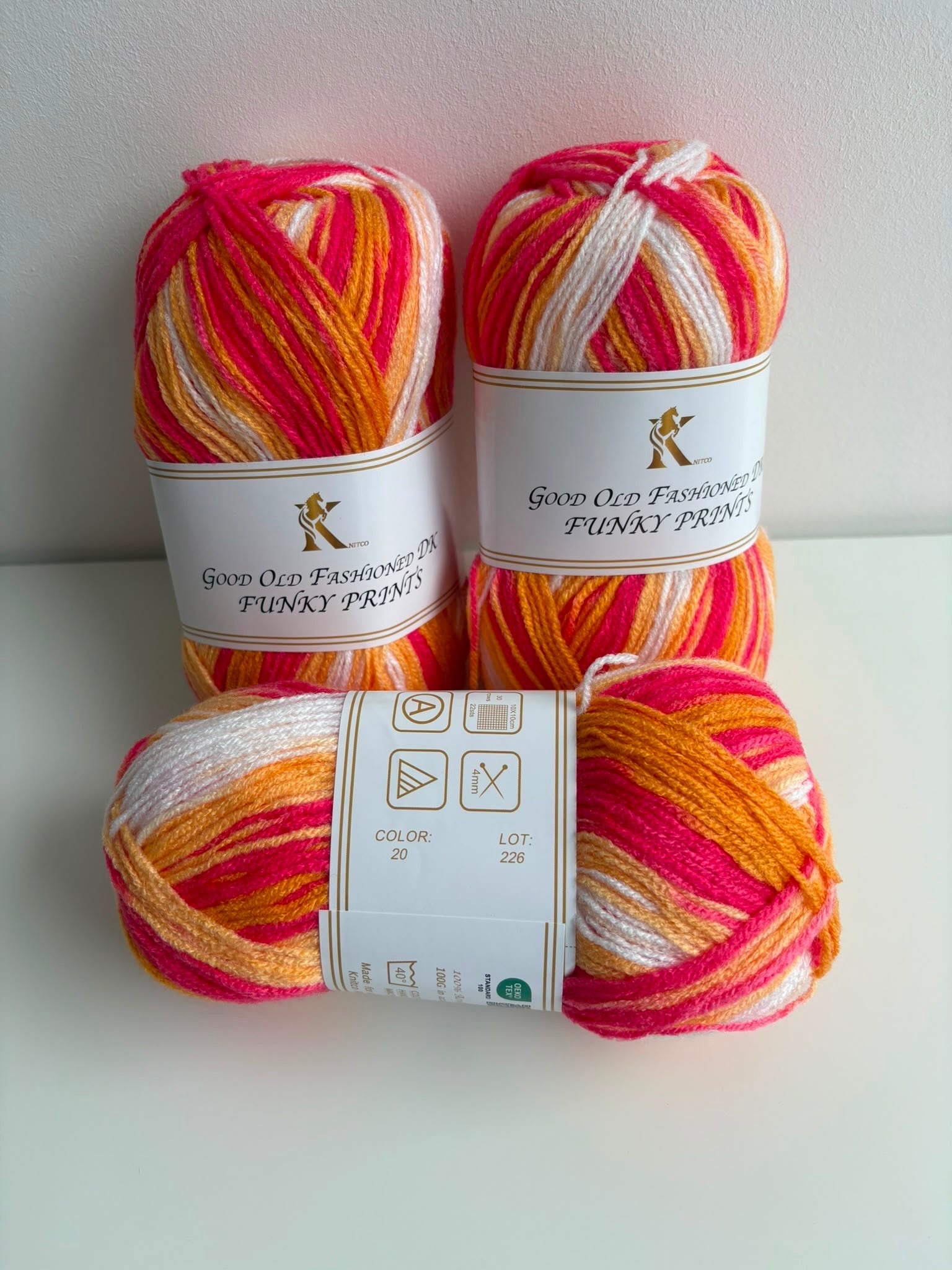 Knitco Funky Print 100g