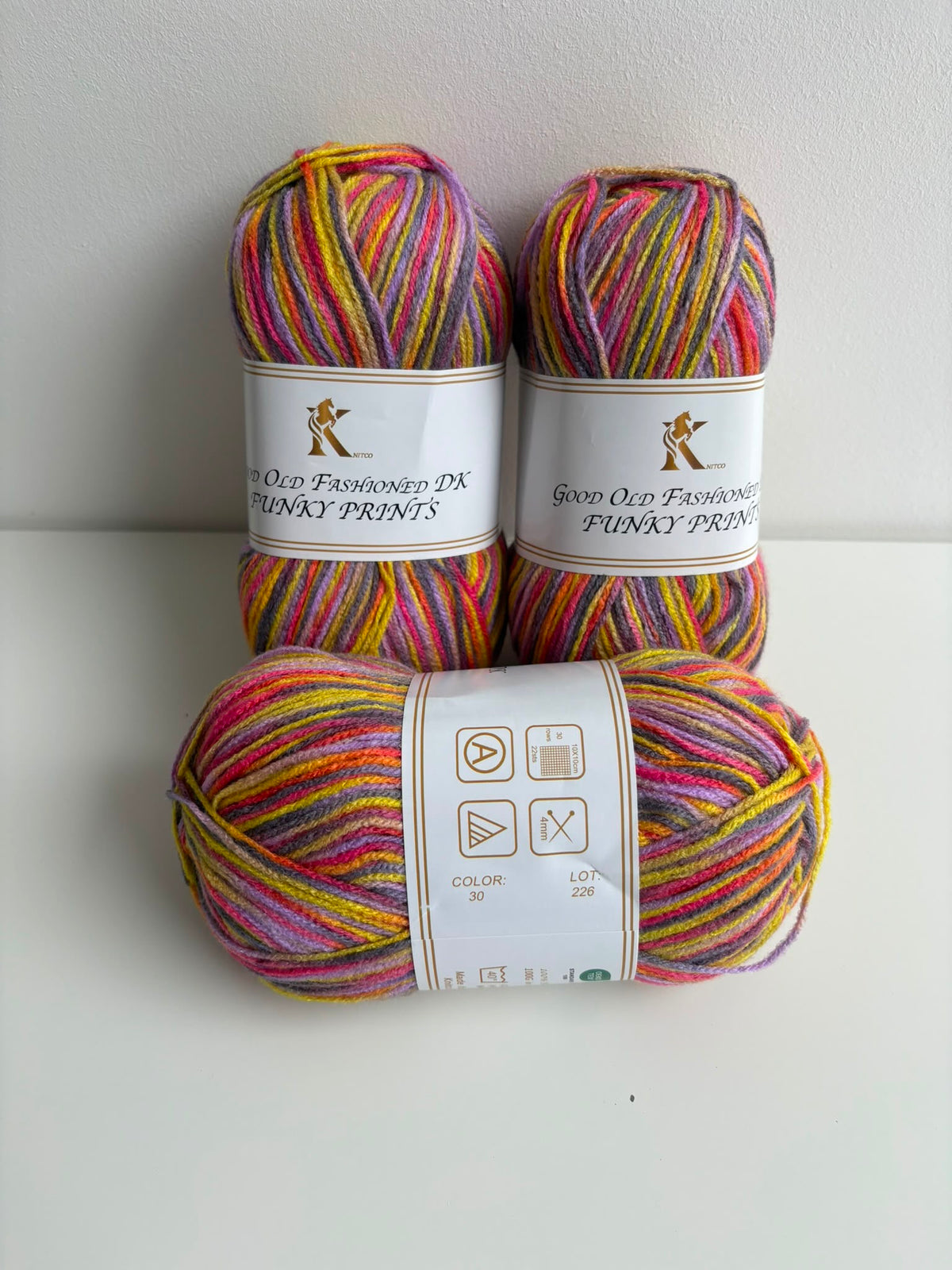 Knitco Funky Print 100g