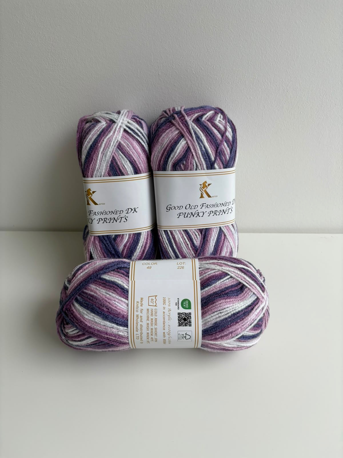 Knitco Funky Print 100g