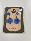 Dark Blue Knitted Circle Set 6