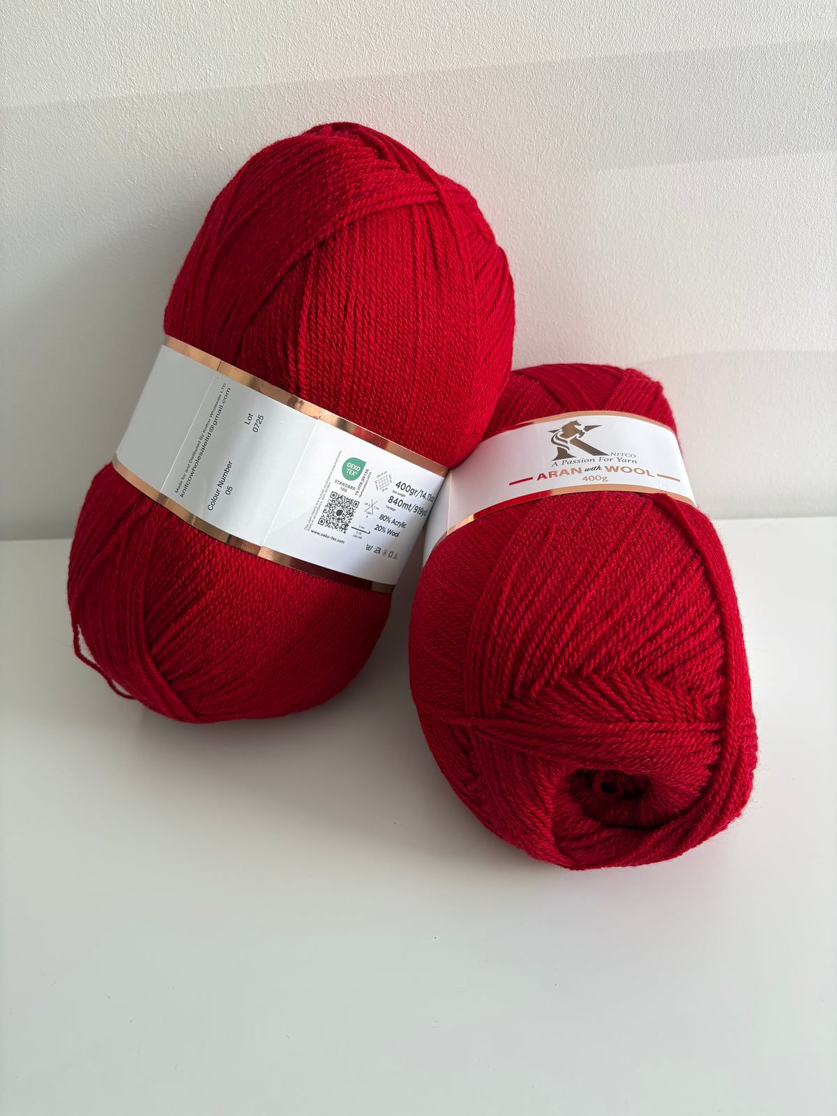 Knitco Aran with wool & tweed 400g