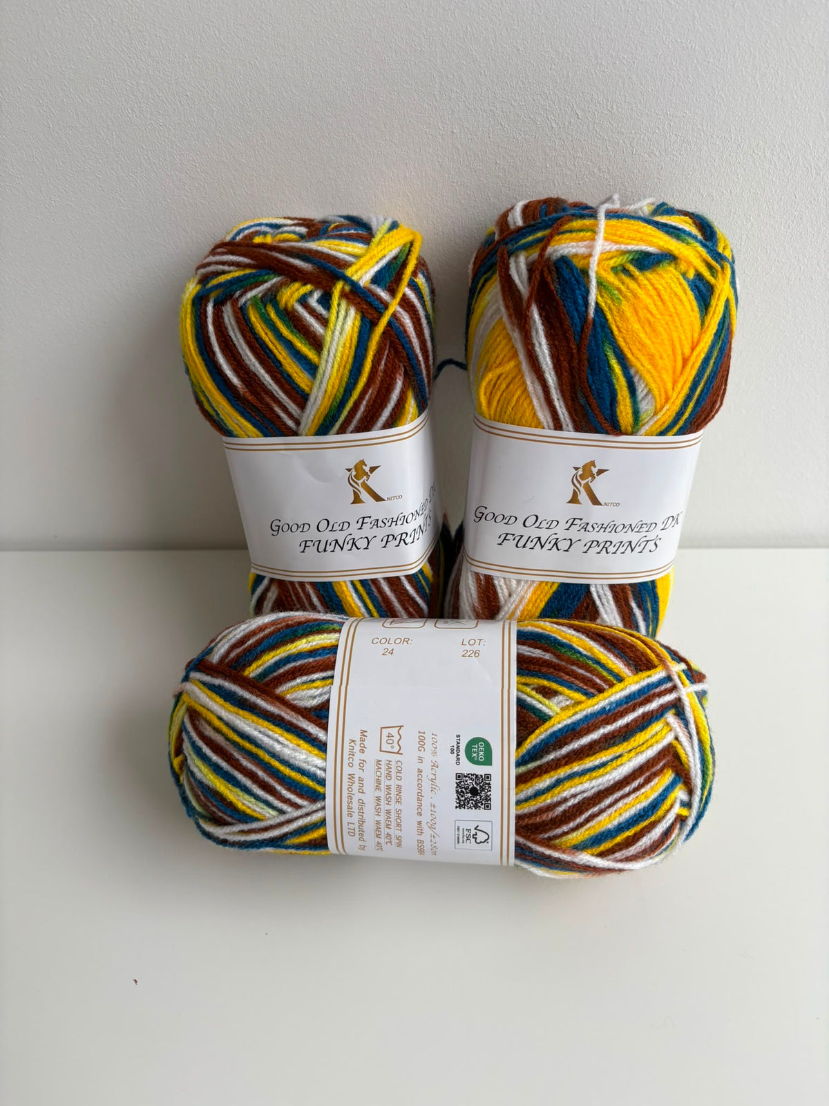 Knitco Funky Print 100g